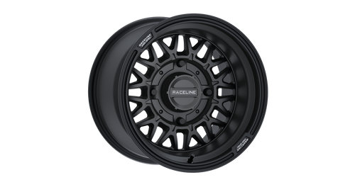 Raceline Omega 15x10 4/156 5+5 (0mm) Satin Black Raceline Omega 15x10 4/156 5+5 (0mm) Satin Black