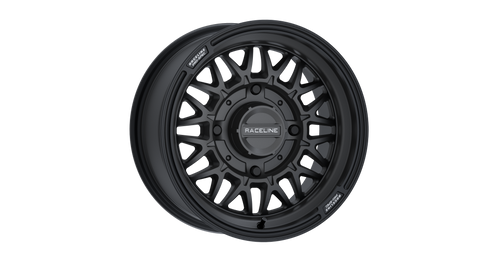 Raceline Omega 15x7 4/137 5+2 (+10mm) Satin Black Raceline Omega 15x7 4/137 5+2 (+10mm) Satin Black