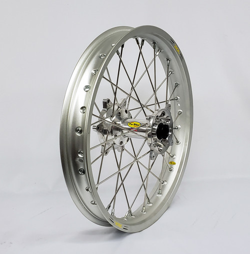 Wheel Rear 1.60x14 Silver Hub Sil Rim/Sil Spoke/Sil Nipple