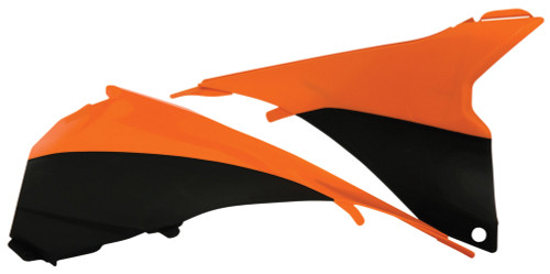 Airbox Cover Black/Fluorescent Orange