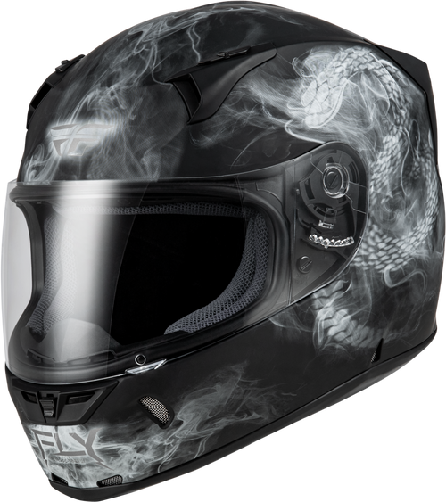 Revolt Coil Helmet Matte Black/White Lg