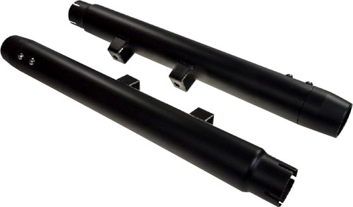 Hd Radium Mufflers Black W/Black End Caps Hd Radium Mufflers Black W/Black End Caps