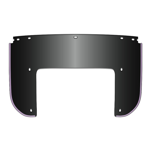 National Cycle Heritage Bottom Replacement Beaded Windshield 7 Bolt-Black