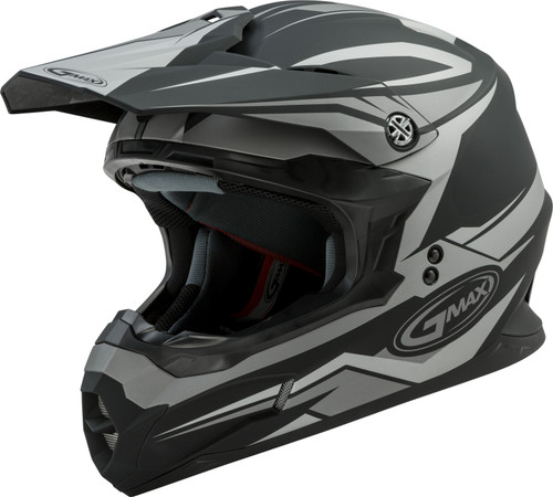 Mx 86 Off Road Revoke Helmet Matte Black/Silver Md Mx 86 Off Road Revoke Helmet Matte Black/Silver Md
