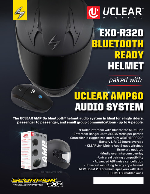 Exo R320/Uclear Amp Go 8 1/2 X 11 Sign