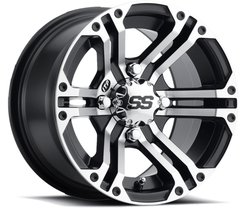 ITP SS 212 12x7 / 4x137 BP / 5+2 Offset Machined Wheel 1222230404B