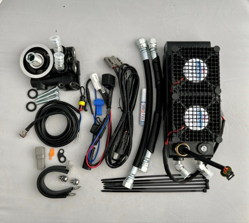 Indian Oil Cooler Side Mount Naked