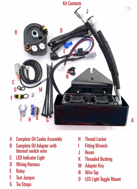 Dyna Oil Cooler Front Mount Dyna `93 17 Gloss Blk Dyna Oil Cooler Front Mount Dyna `93 17 Gloss Blk