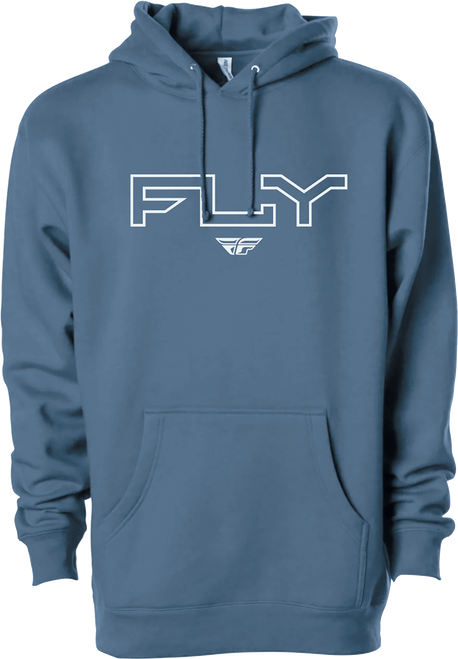 Fly Edge Hoodie Storm Blue Md
