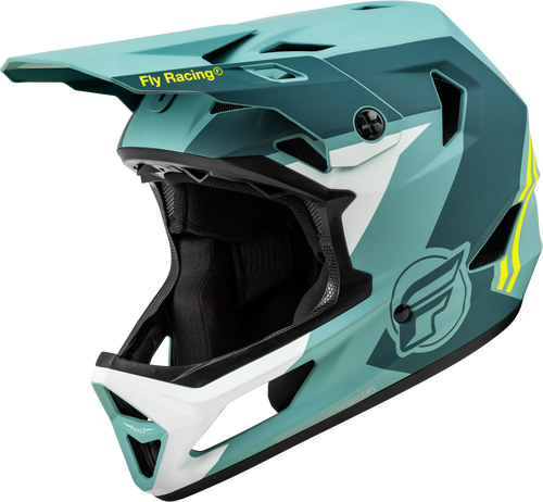 Rayce Bicycle Helmet Matte Blue Stone/Hi Vis Md