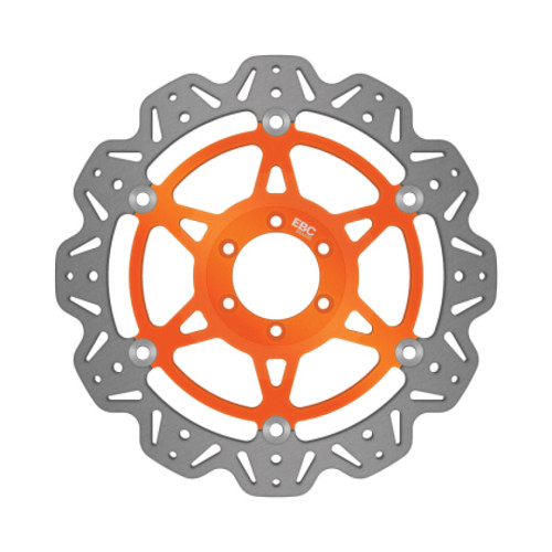 EBC 95-99 KTM EXC 250 Front Orange OSX Oversize Rotor
