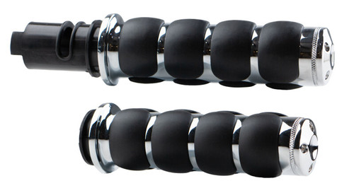 Kuryakyn ISO Grips Throttle-By-Wire Chrome