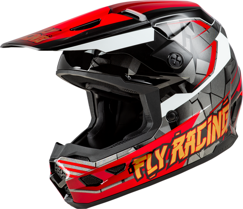 Youth Kinetic Scorched Helmet Red/Black/White Ys Youth Kinetic Scorched Helmet Red/Black/White Ys