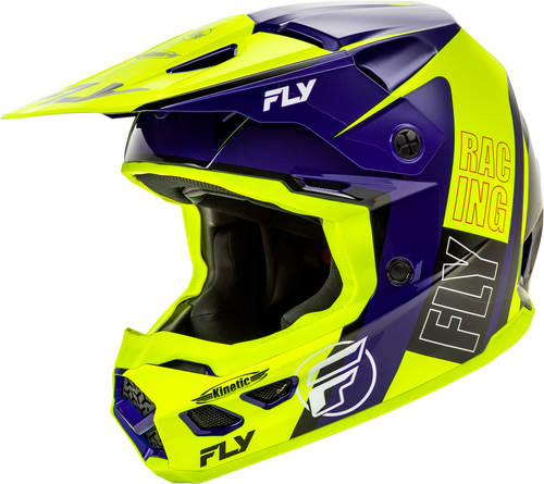 Kinetic Rally Helmet Hi Vis/Blue/Black Xl Kinetic Rally Helmet Hi Vis/Blue/Black Xl