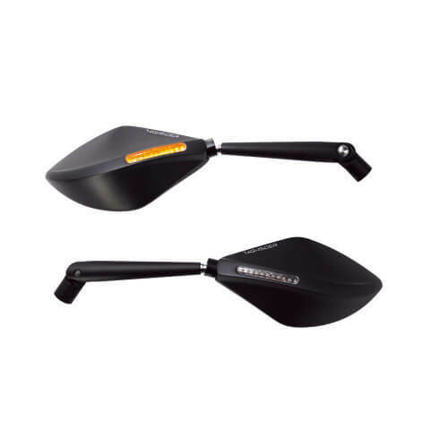 Torezzo Turn Signal Mirror Sequential Pair Black