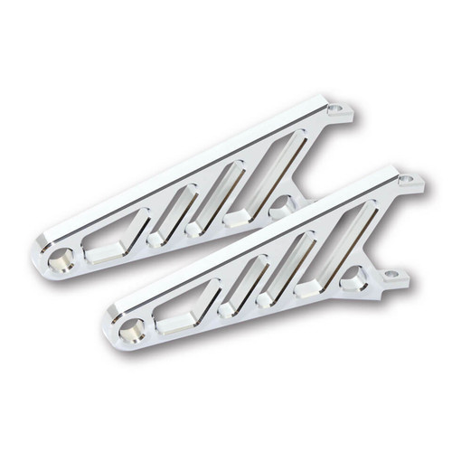 Cnc Headlight Bracket Long Pair Chrome