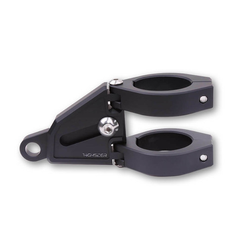 Extend Headlight Mount Bracket 4 Fork Clamps 42 43mm Black