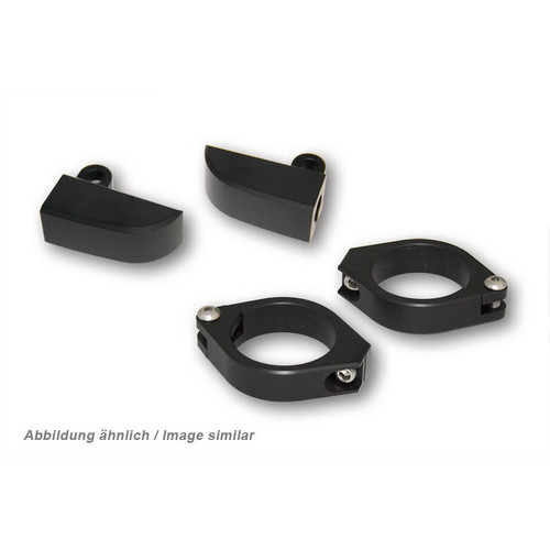 M8 Cnc Turn Signal Mount Set 42 43mm Black