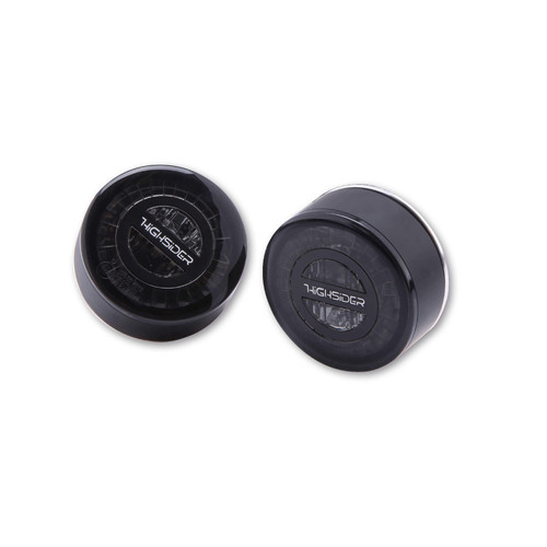 Rocket Ts/Tail/Brake Light Pair Smoked Lens Black