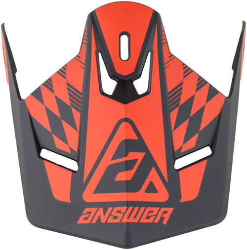 Answer AR1 Sweep Visor Black/Red Youth