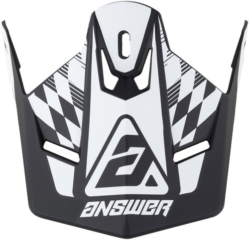 Answer AR1 Sweep Visor Black/White Youth