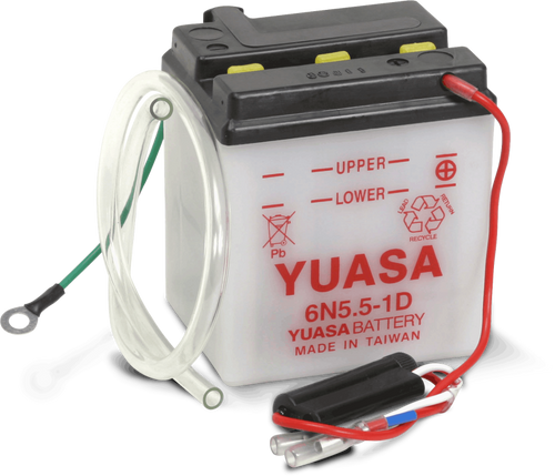 Yuasa 6N5.5-1D Conventional 6-Volt Battery