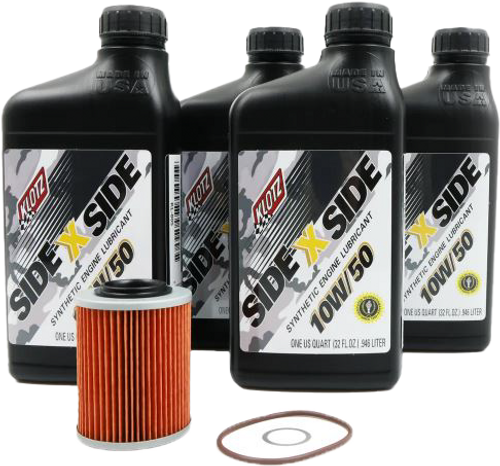 Sidexside Oil Change Kit 10w50 /W Oil Filter Can Sidexside Oil Change Kit 10w50 /W Oil Filter Can