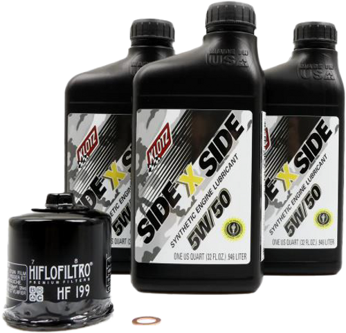 Sidexside Oil Change Kit 5w50 /W Oil Filter Pol Sidexside Oil Change Kit 5w50 /W Oil Filter Pol