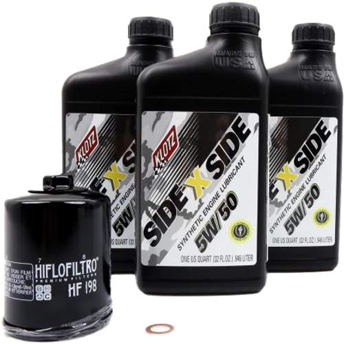 Sidexside Oil Change Kit 5w50 /W Oil Filter Pol KU-100 Sidexside Oil Change Kit 5w50 /W Oil Filter Pol KU-100
