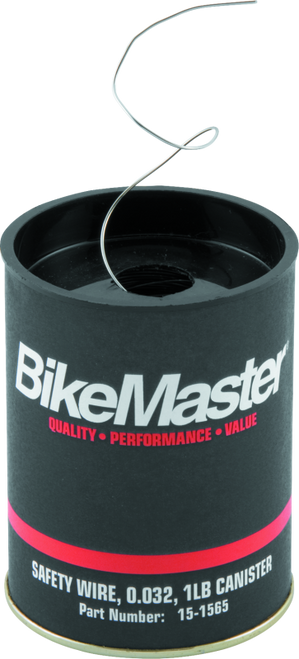 BikeMaster 0.032in Safety Wire Can - 1lb BikeMaster 0.032in Safety Wire Can - 1lb