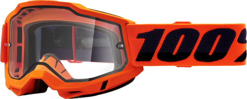 Accuri 2 Enduro Moto Goggle Neon Orange Clear Lens Accuri 2 Enduro Moto Goggle Neon Orange Clear Lens