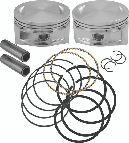 S&S Cycle 84-99 BT 4in Bore Forged Pistons - .010in