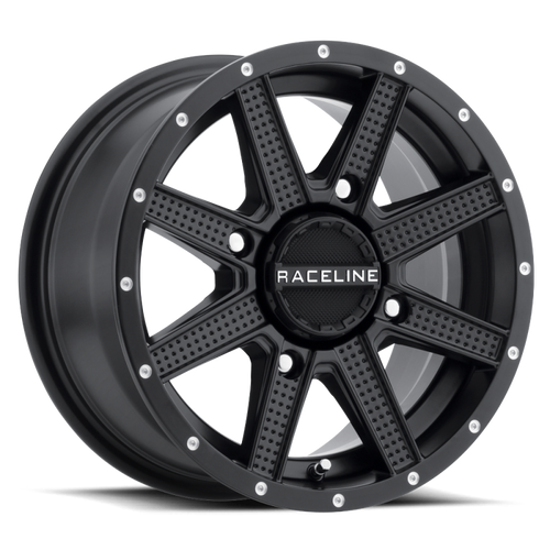 Raceline A92B Hostage 14x7in / 4x156 BP / 2+5 -47mm Offset / 83.8mm Bore - Satin Black Wheel