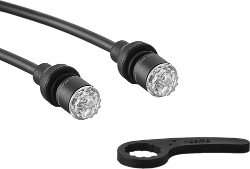 Turn Signal Light Unit Pair Matte Black