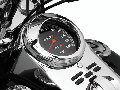 Kuryakyn Speedometer Trim Ring With Visor Chrome Kuryakyn Speedometer Trim Ring With Visor Chrome