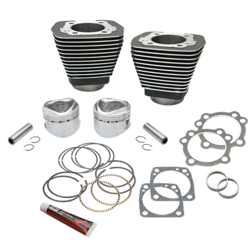 S&S Cycle 84-99 BT w/ Super Stock Heads 89in 3-1/2in Bore Cylinder and Piston Kit