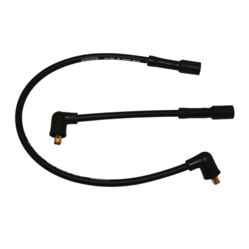 Moroso 85-96 Harley-Davidson FLT/FLHT/FLHR/FLTR/FLHS Ultra 40 Wire Set - Black