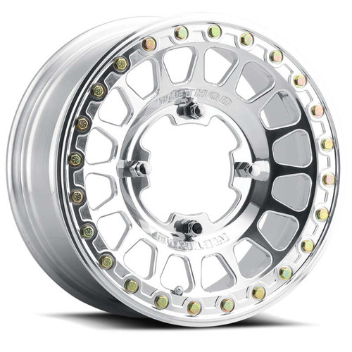 Method MR413 Beadlock 15x10 / 5+5/0mm Offset / 4x136 / 96mm CB Polished Wheel