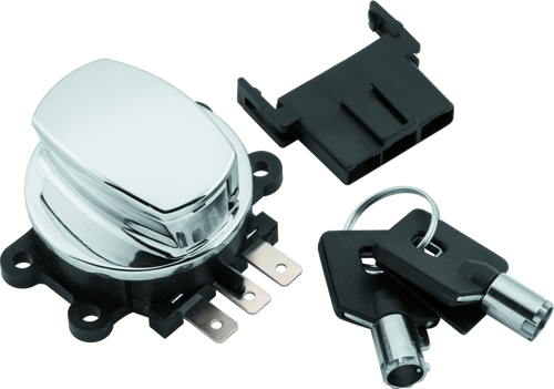 Twin Power 94-13 FLHR Chrome 96-10 Softail 93-08 FXDWG Fat Bob Style Ignition Switch