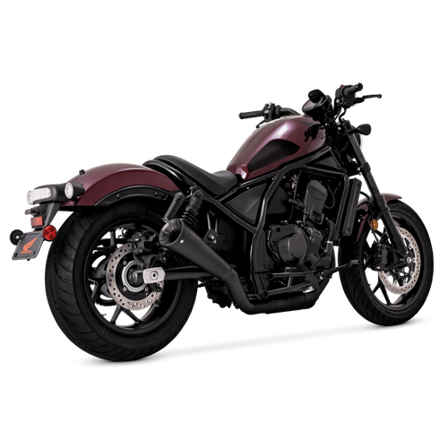 Vance & Hines HONDA 21-22 Rebel 1100 S/O Black Slip-On Exhaust