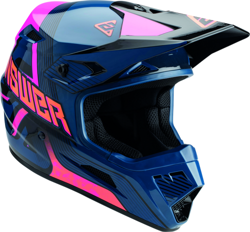 Answer AR1 Vendetta Helmet Dark Blue/Rhodamine/Orange Youth - Medium Answer AR1 Vendetta Helmet Dark Blue/Rhodamine/Orange Youth - Medium