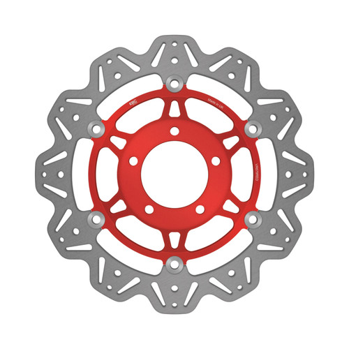 EBC 06-15 Triumph Hinckley Tiger 1050 Radial Caliper Front Left/Right Vee Floating Red Rotor