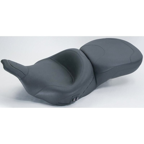 Mustang 97-07 Harley Electra Glide, Road Glide Wide Touring 1PC Seat - Black 76653