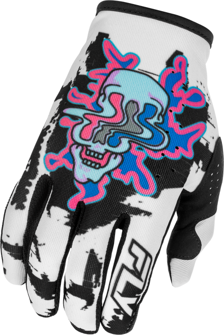 Lite Warp Gloves White/Blue/Pink Sm