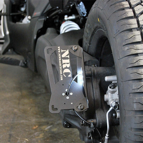 New Rage Cycles 19+ Can-Am Ryker Side Mount License Plate (2 Position)