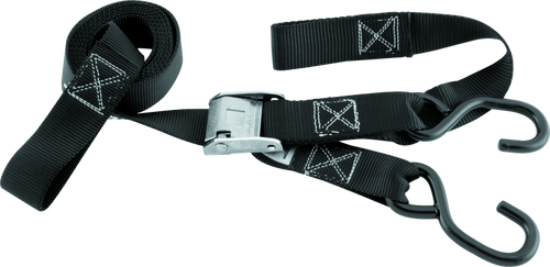 BikeMaster Tiedown 1-1/2 Integrated Softhook - Black BikeMaster Tiedown 1-1/2 Integrated Softhook - Black