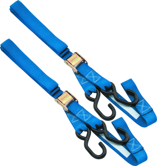 BikeMaster Tiedown 1-1/2 Integrated Softhook - Blue BikeMaster Tiedown 1-1/2 Integrated Softhook - Blue
