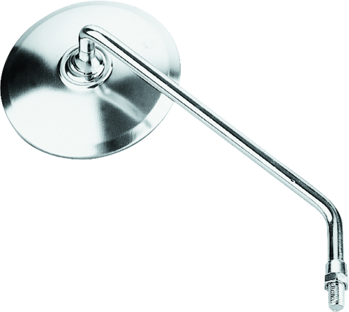BikeMaster Round Mirror 10mm Left - Stainless BikeMaster Round Mirror 10mm Left - Stainless