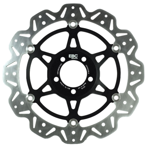 EBC 99-00 Honda CBR 600 F4 Carb Model Front Left/Right Vee Floating Black Rotor