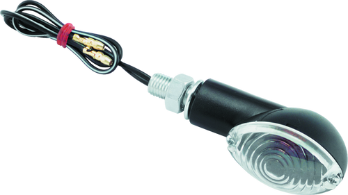 BikeMaster Ministalk Marker Light Oval - Black/Clear BikeMaster Ministalk Marker Light Oval - Black/Clear